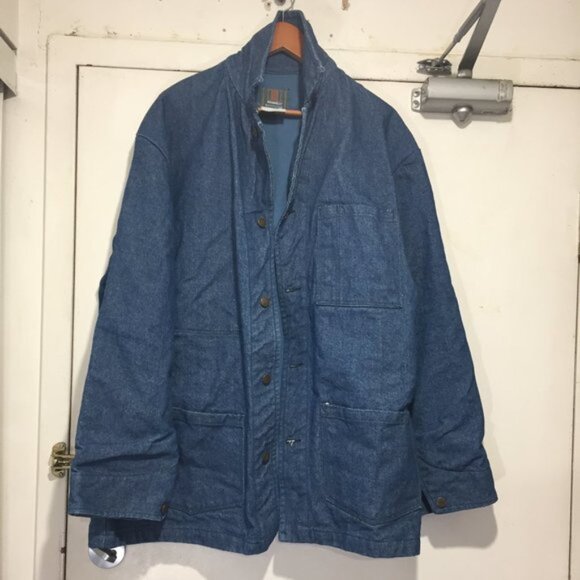 VINTAGE HAMMILL DENIM WORK JACKETS SIZE L - Picture 2 of 11